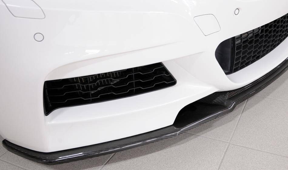 Lama Rieger BMW F30/31 per paraurti originale M-Tecnik carbonio vero