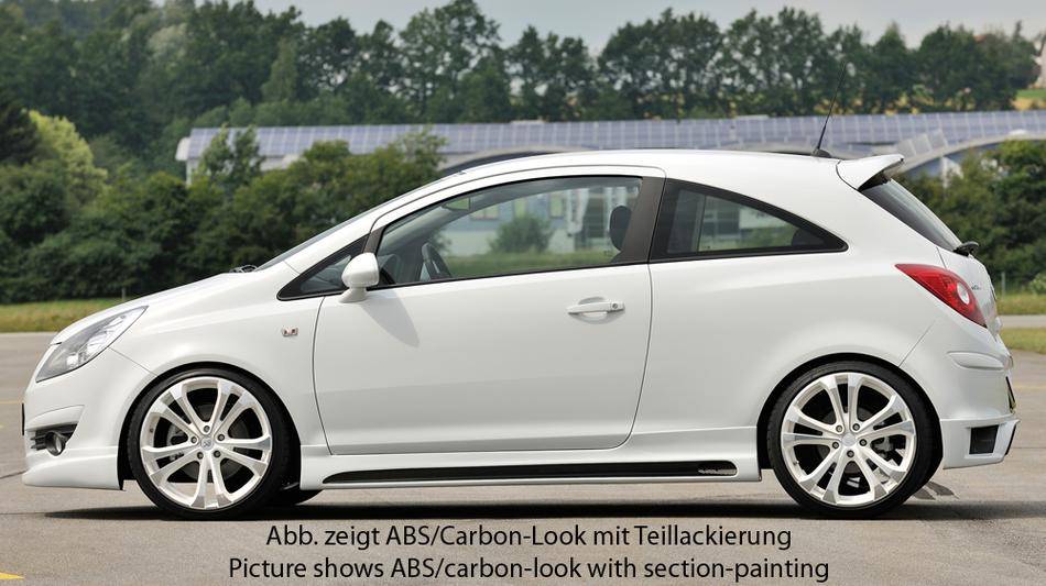 Sottoporta Sx.Rieger CORSA D 3-portecon condotto e presa aria