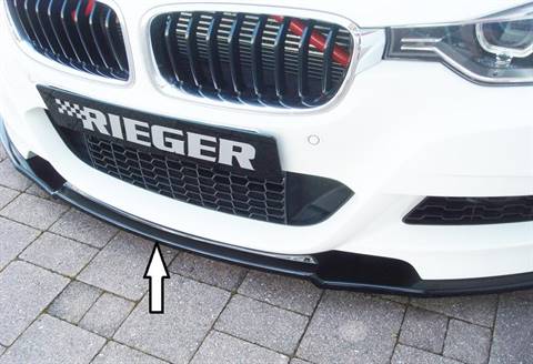 Lama Rieger BMW F30/31 per paraurti originale M-Technik nero lucido