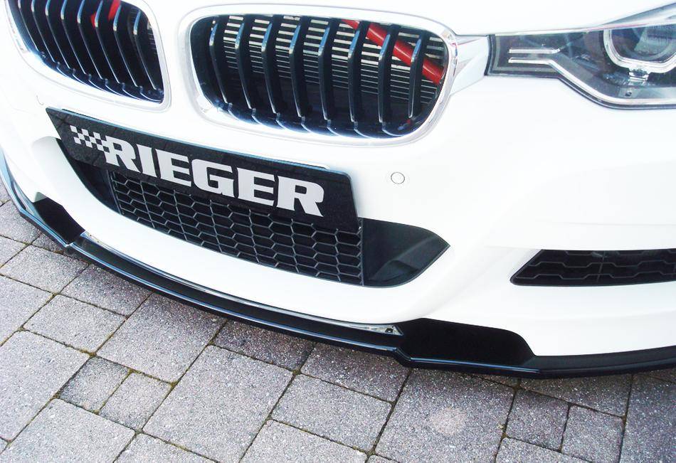 Lama Rieger BMW F30/31 per paraurti originale M-Technik nero lucido