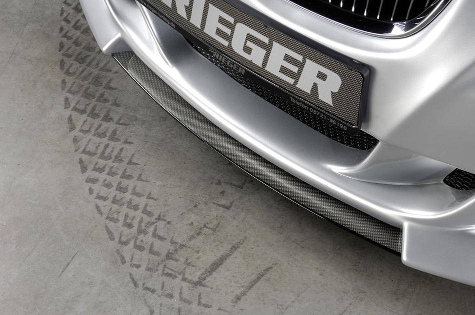 Lama centrale BMW E92/93 fino 2010 per Paraurti Rieger carbonlook