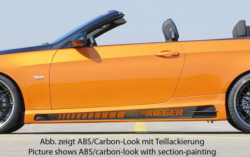Sottoporta SX Rieger BMW E92/93 Coupe'/Cabrio carbonlook con presa a