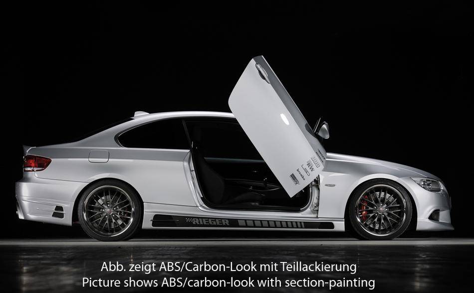 Sottoporta SX Rieger BMW E92/93 Coupe'/Cabrio carbonlook con presa a