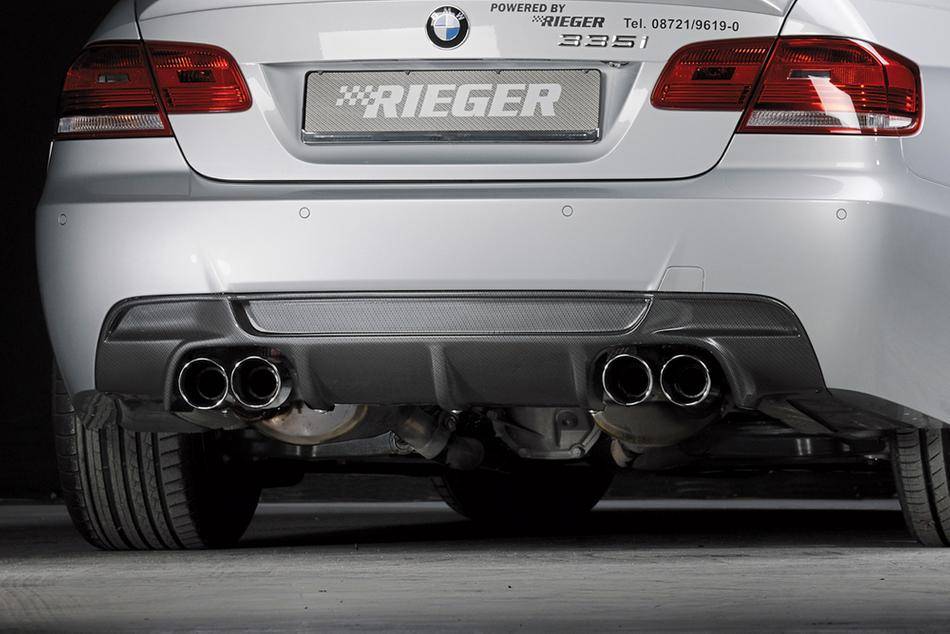 Inserto paraurti Rieger BMW E92/92 con M-technik per 4x90 carbonlook