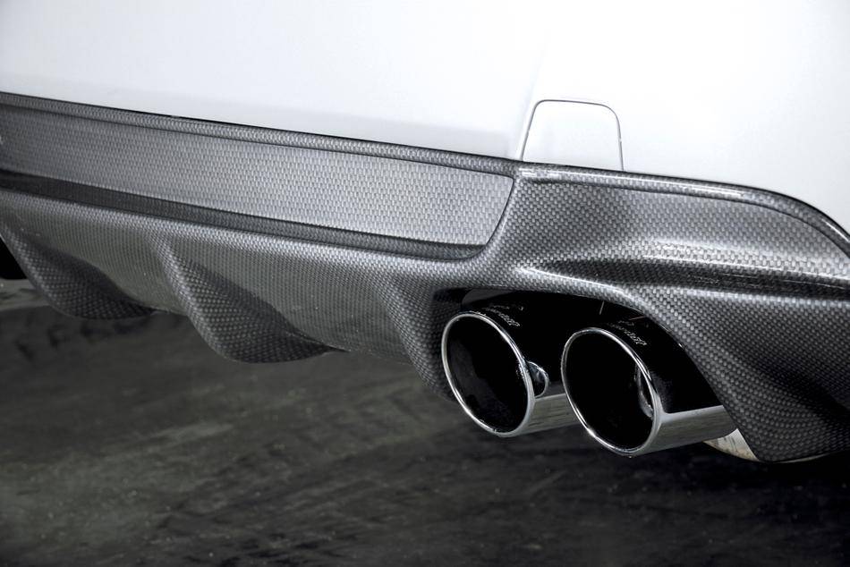 Inserto paraurti Rieger BMW E92/92 con M-technik per 4x90 carbonlook