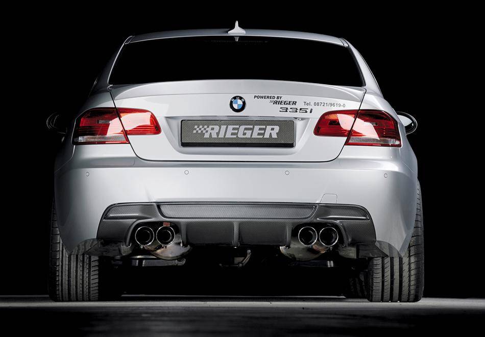 Inserto paraurti Rieger BMW E92/92 con M-technik per 4x90 carbonlook