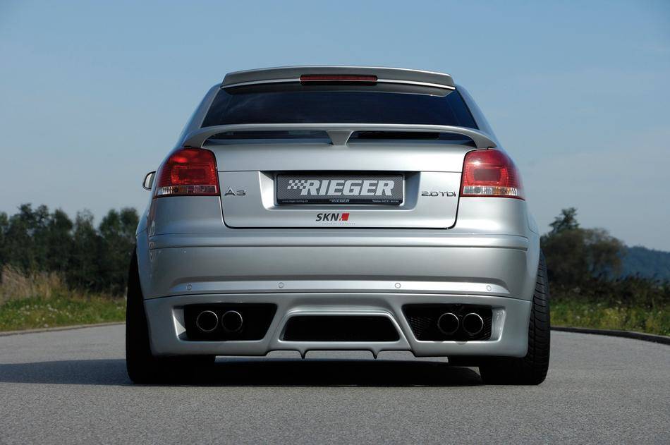 Spoiler baule inferiore Rieger A3 8P 3 porte