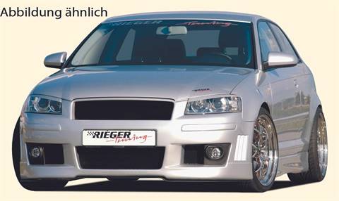 Paraurti Rieger Audi A3 8P fino 2005 con lavafari e fendinebbia