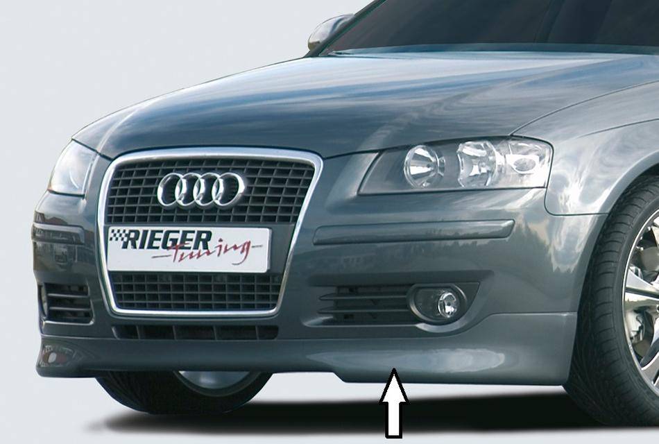Sottoparaurti Rieger A3 8P 3porte+Sportback senza S-Line dal 2005-08