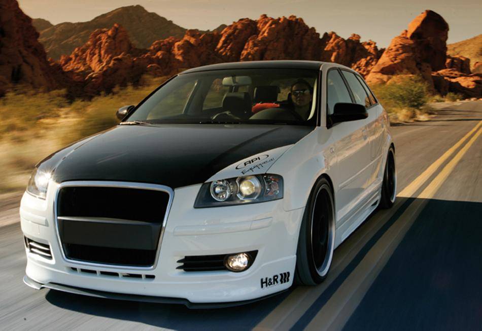 Sottoparaurti Rieger A3 8P 3porte+Sportback senza S-Line dal 2005-08