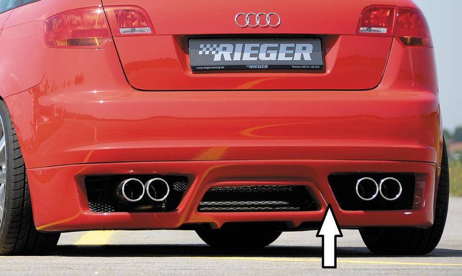 Sottoparaurti post Rieger A3 8P Sportback dal 2005-2008