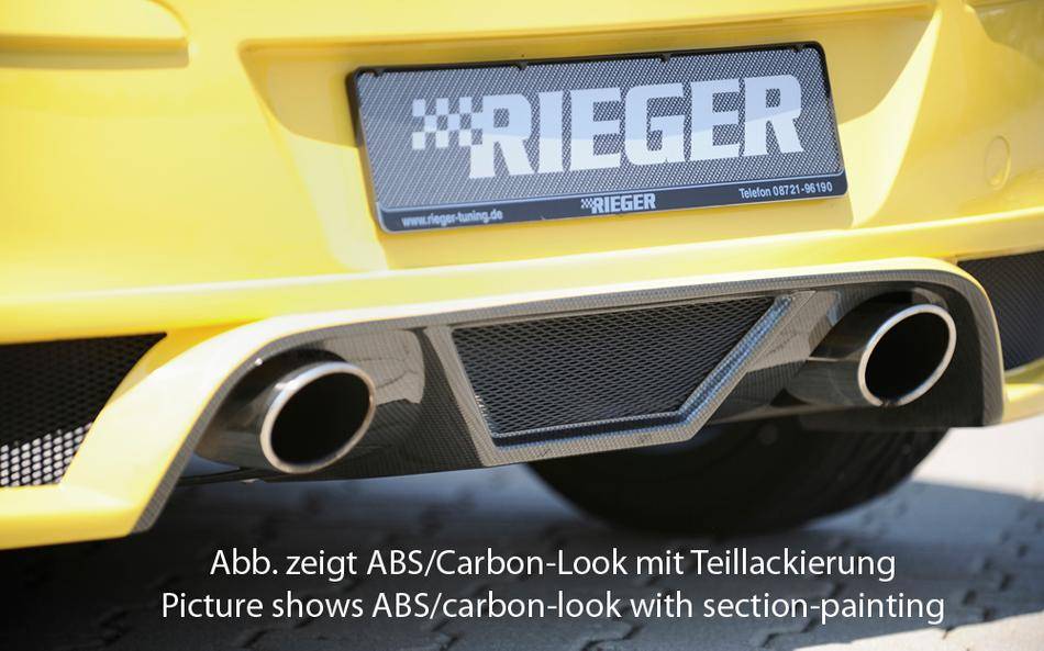 Sottoparaurti post.Rieger CORSA D 3/5-porte per terminali sx/dx