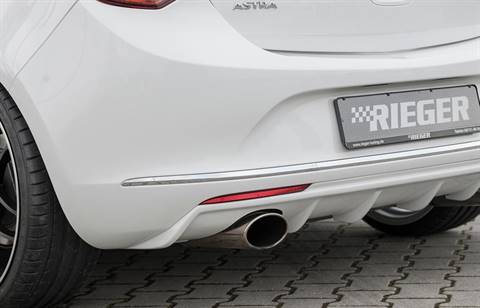 Diffusore Rieger Astra J 5 porte dal'12 terminale solo SX 140X90