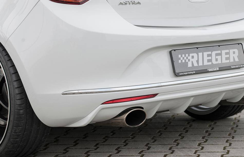 Diffusore Rieger Astra J 5 porte dal'12 terminale solo SX 140X90