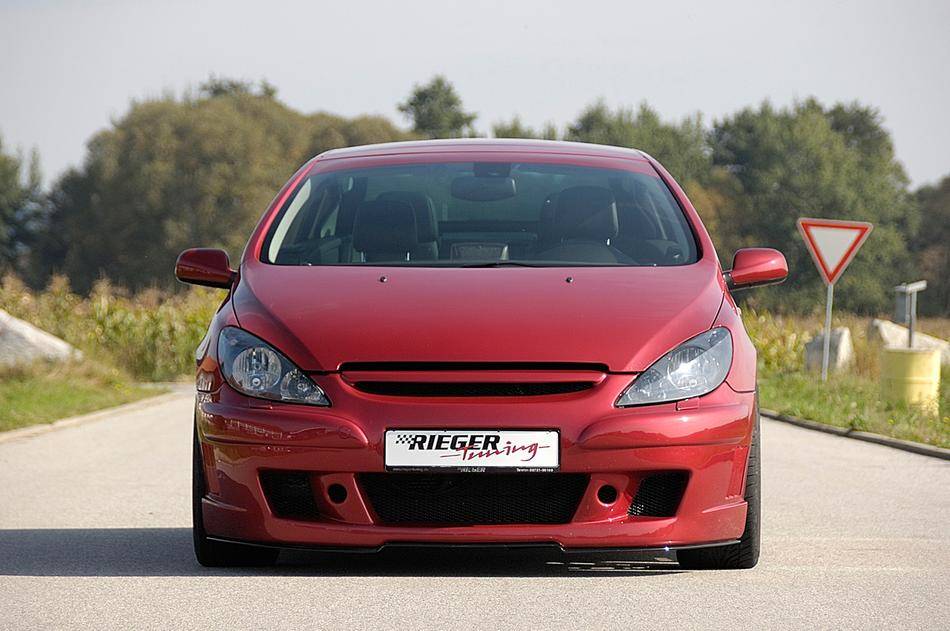 Paraurti ant.Rieger PEUGEOT 307 / CCcon lavafari e branchie laterali