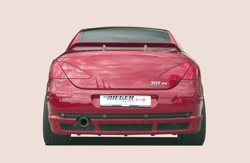 sottoparaurti post.Rieger PEUGEOT 307/CC per terminale singolo sx.