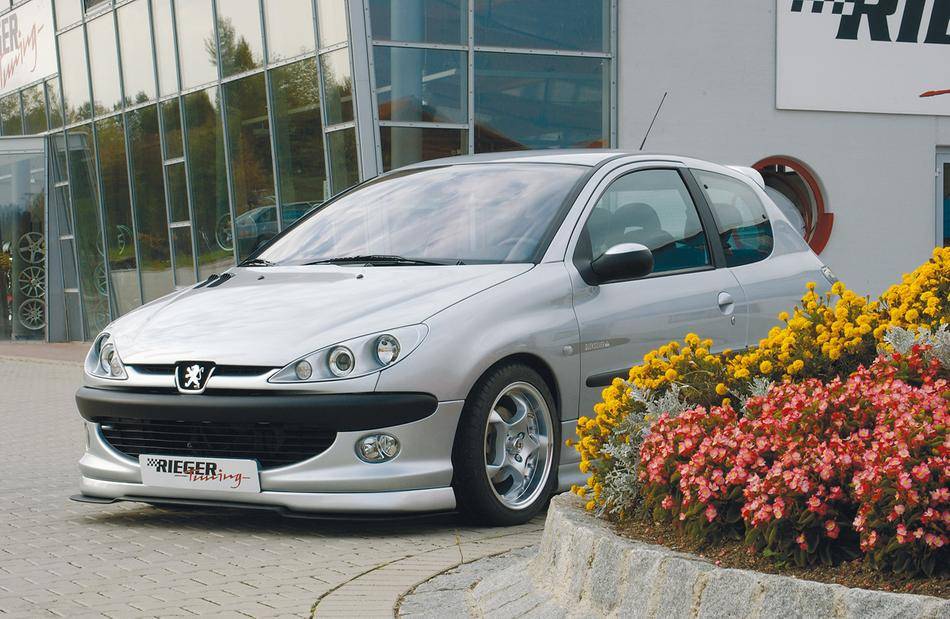 Sottoparaurti ant Rieger Peugeot 206 per paraurti orig. grande
