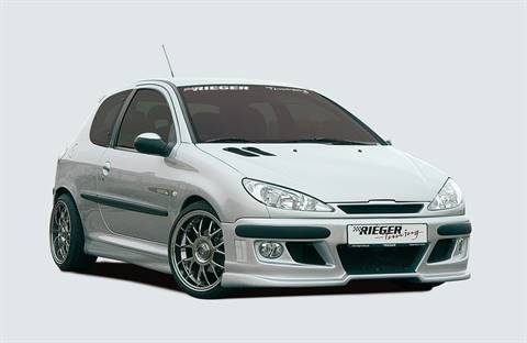 Paraurti Rieger Peugeot 206 con branchie laterali