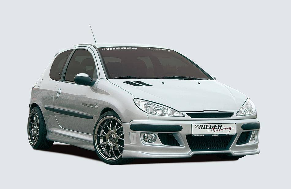 Paraurti Rieger Peugeot 206 con branchie laterali