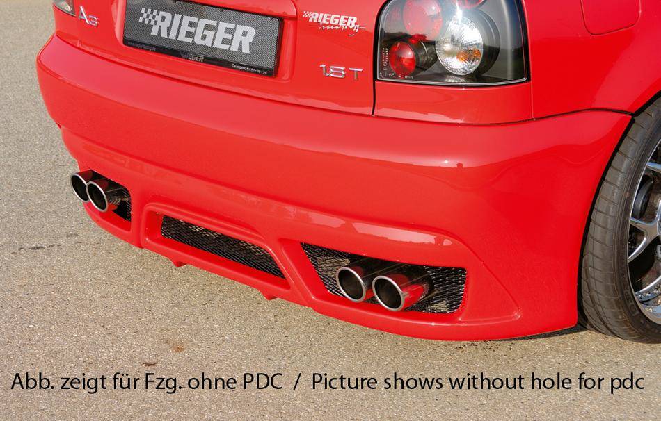 Paraurti post Rieger A3 8L per 4 terminali duplex con PDC no quattro