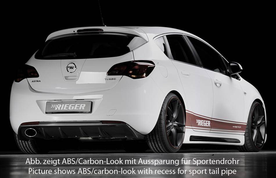 Diffusore Rieger Astra J 5 porte fino'12 nero lucido term. orig SX