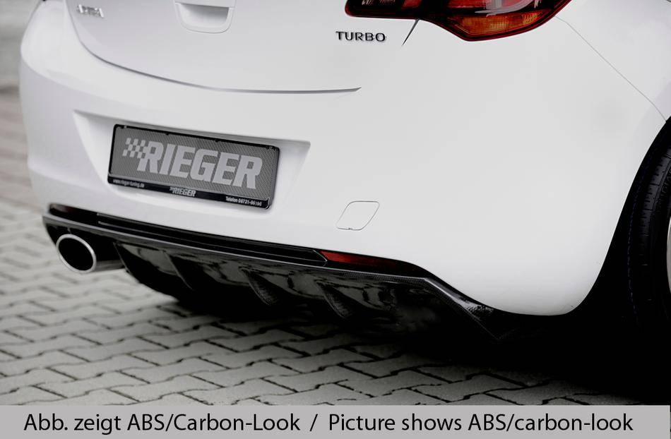 Diffusore Rieger Astra J 5 porte fino'12 nero lucido term SX 140X90