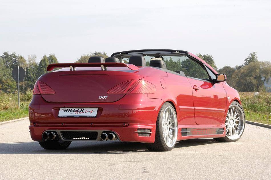 sottoparaurti post.carbonlook RiegerPeugeot 307 Cabrio apert.sx/dx