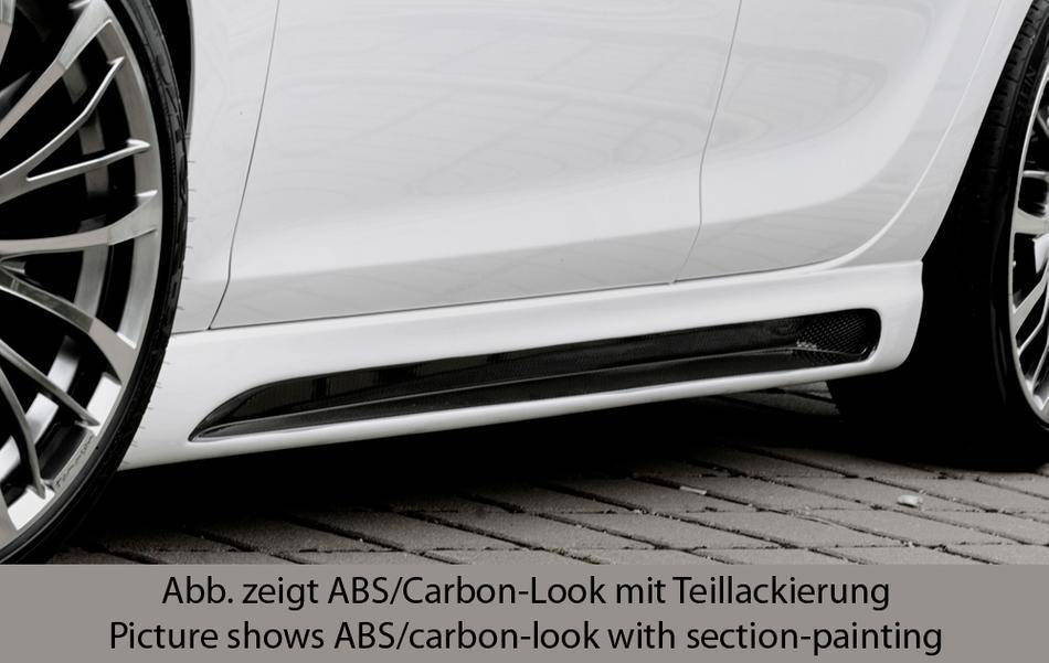 Sottoporta SX Rieger Astra J 5 porte tutte carbonlook con presa aria