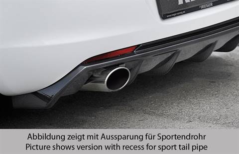 Diffusore Rieger Astra J 5 porte fino'12 carbonlook term.orig. SX