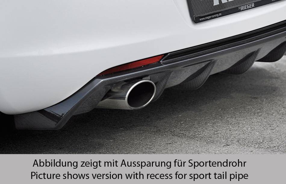 Diffusore Rieger Astra J 5 porte fino'12 carbonlook term.orig. SX