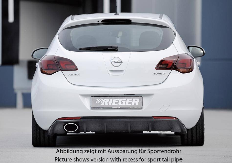 Diffusore Rieger Astra J 5 porte fino'12 carbonlook term.orig. SX