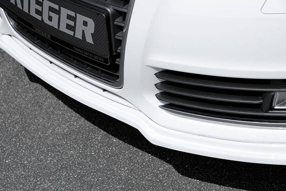 Sottoparaurti anteriore Rieger A6 4Fdal '09 senza S-Line ABS grezzo