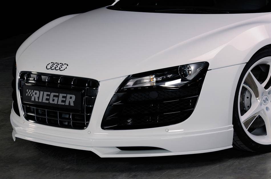 Lama anteriore sagomata Audi R8 per sottoparaurti Rieger 55611