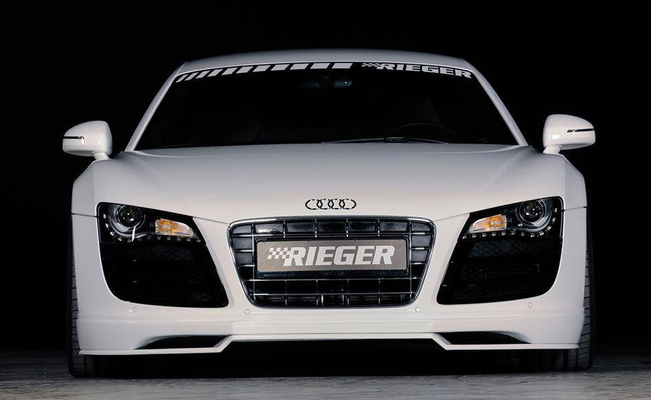 Lama anteriore sagomata Audi R8 per sottoparaurti Rieger 55611