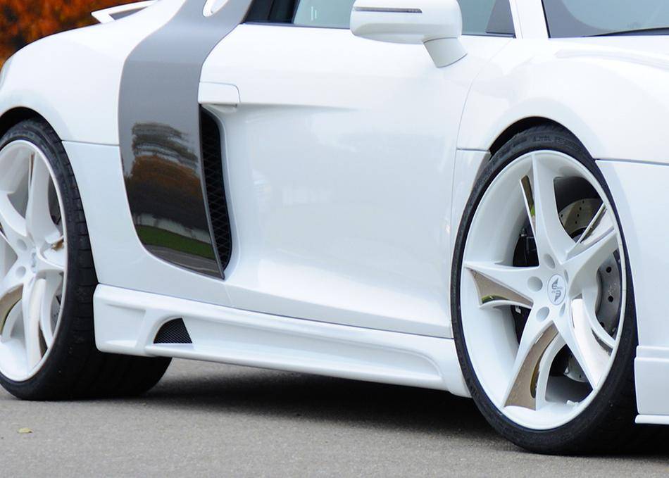 Sottoporta SX Rieger Audi R8 con condotto+presa aria