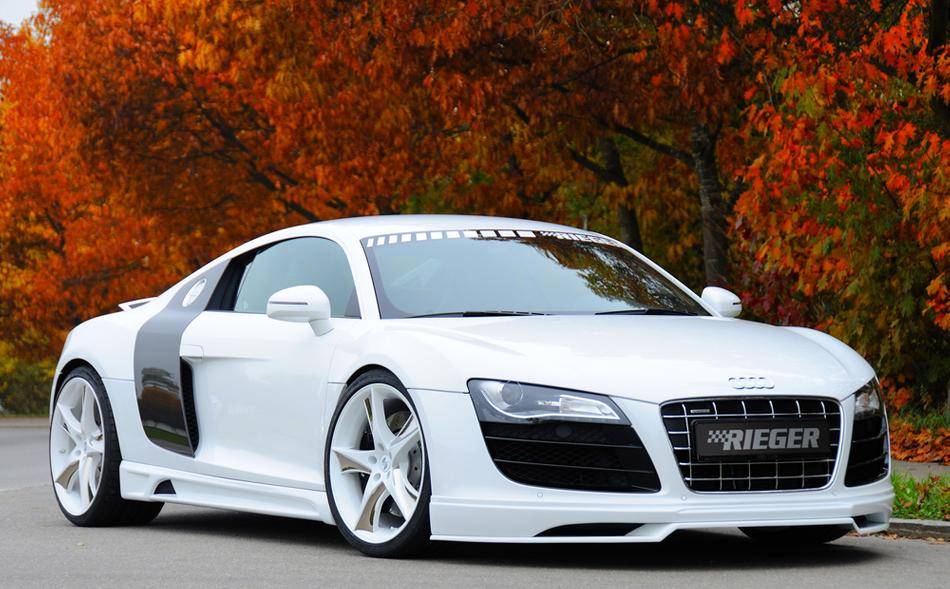 Sottoporta SX Rieger Audi R8 con condotto+presa aria