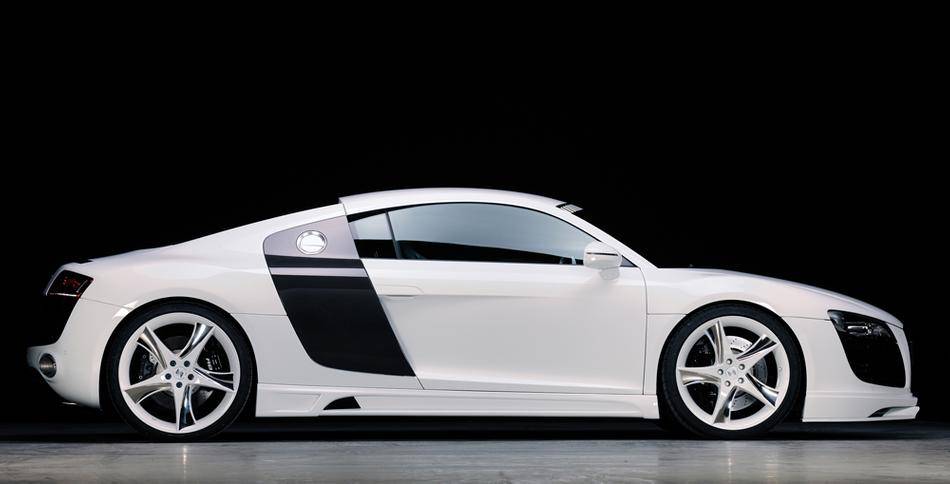 Sottoporta SX Rieger Audi R8 con condotto+presa aria