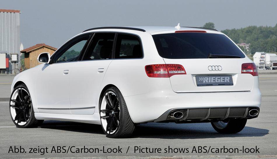 Diffusore Rieger A6 4F dal'09 senza S-Line nero luc.terminali 140X90