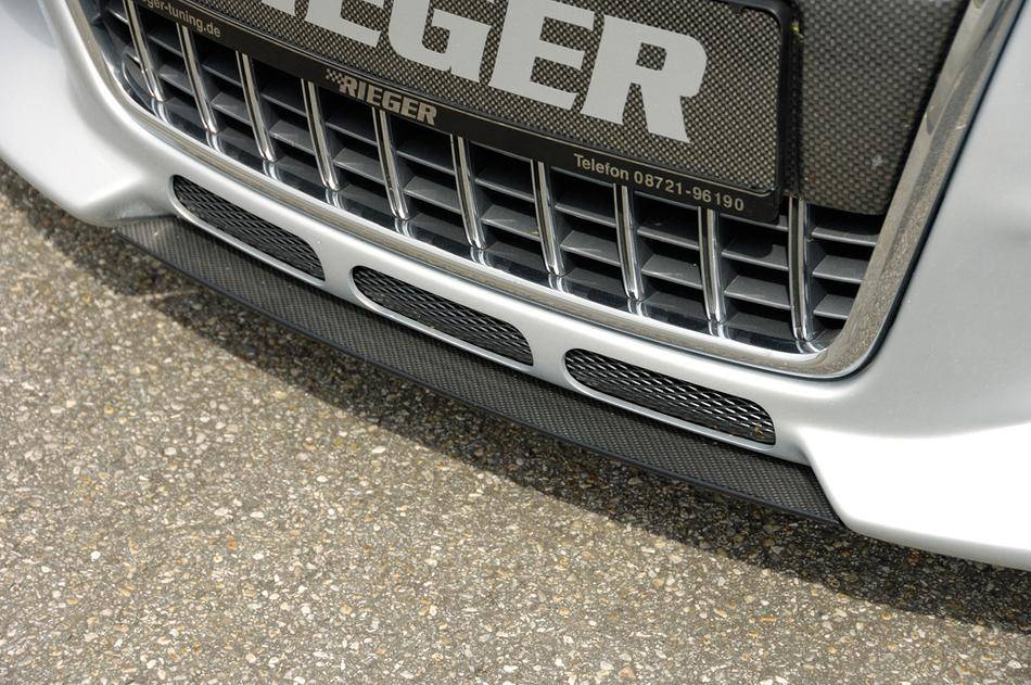 Lama ant centrale Audi TT 8N per pararurti Rieger R-frame carbonlook