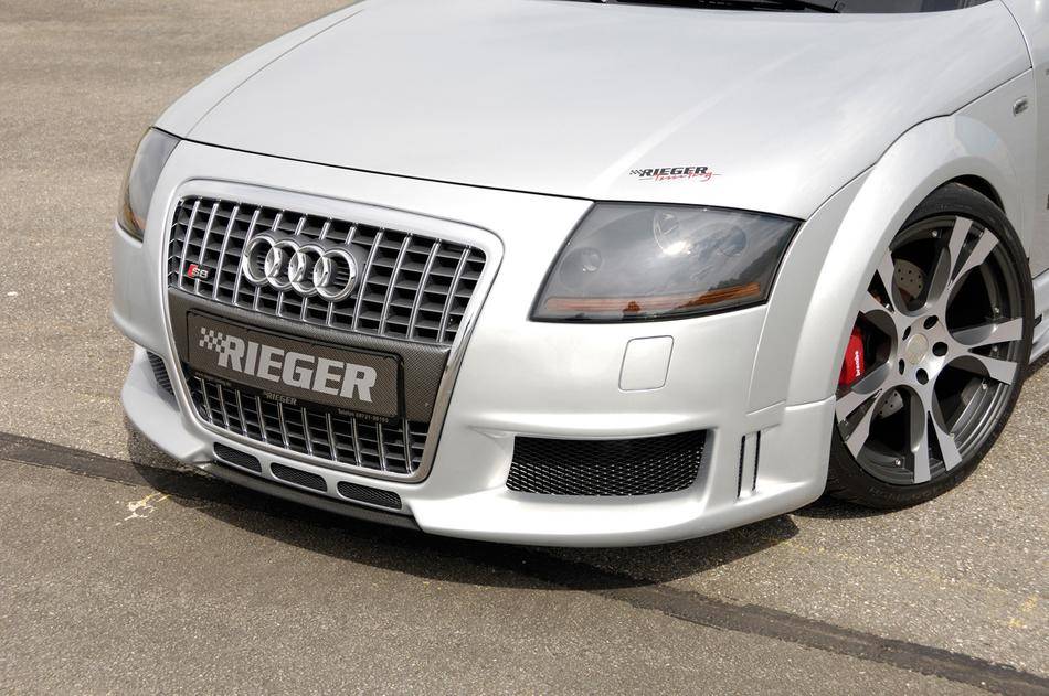 Lama ant centrale Audi TT 8N per pararurti Rieger R-frame carbonlook