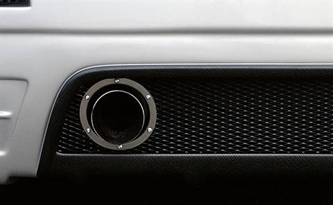 Anello cornice scarico max 120 diam. per 1 terminale acciao