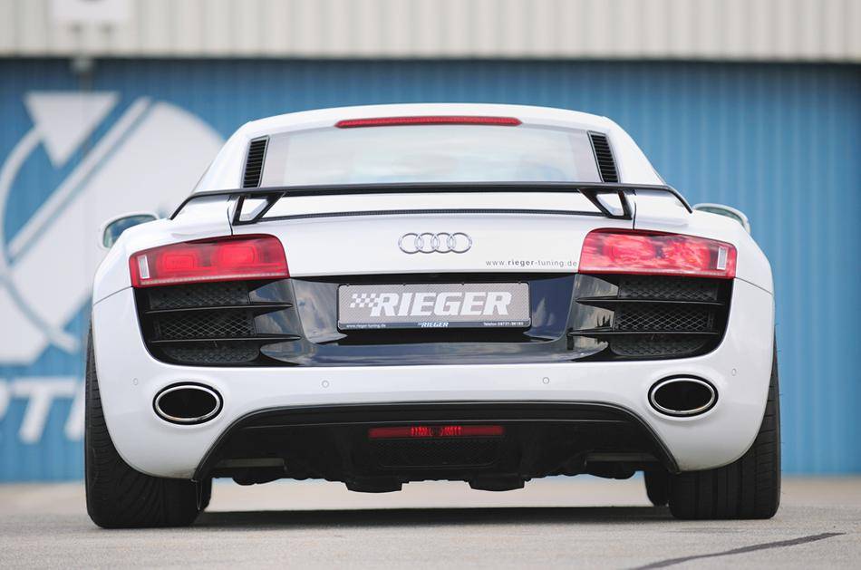 Kit modifica posteriore R8 in V-10-Look con diffusore+terminali