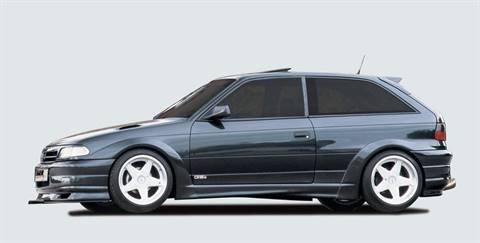 sottoporta sx.Rieger OPEL ASTRA F 3-porte con cantonali originali