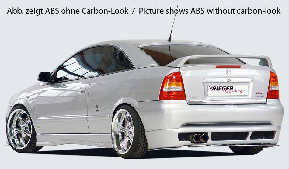 copertura lunotto carbonlook Rieger ASTRA G Coupè