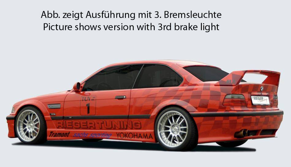 Alettone Rieger BMW E36 Cabrio Infinity II senza 3° stop