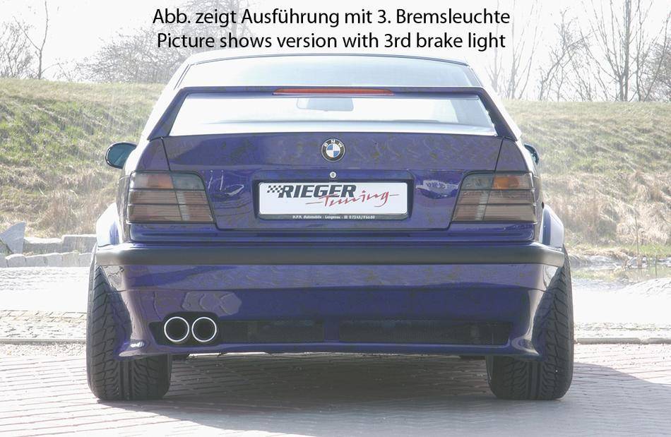 Alettone Rieger BMW E36 Berlina Infinity II senza 3° luce stop
