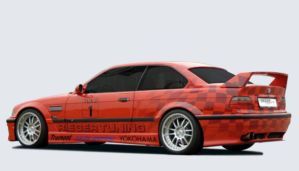 Paraurti post Rieger BMW E36 Berlina/Coupe' Infinity II vers. larga