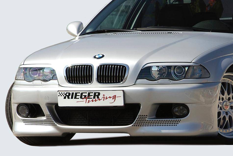 Paraurti Rieger M3 Look BMW E46 Berlina dal'02 con forellini Diesel