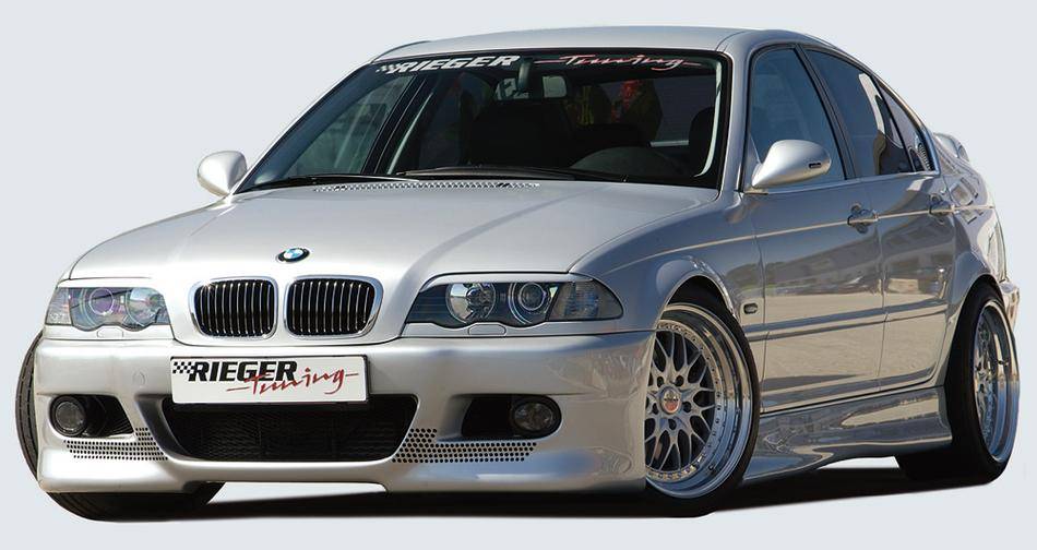 Paraurti Rieger M3 Look BMW E46 Berlina dal'02 con forellini Diesel