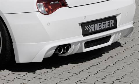 Sottoparaurti Rieger BMW Z4 dal 2005terminali SX 2X90 no M Technik